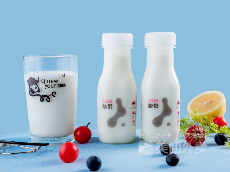 液体酸奶图片