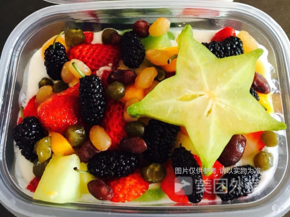 多爆爆珠水果捞图片