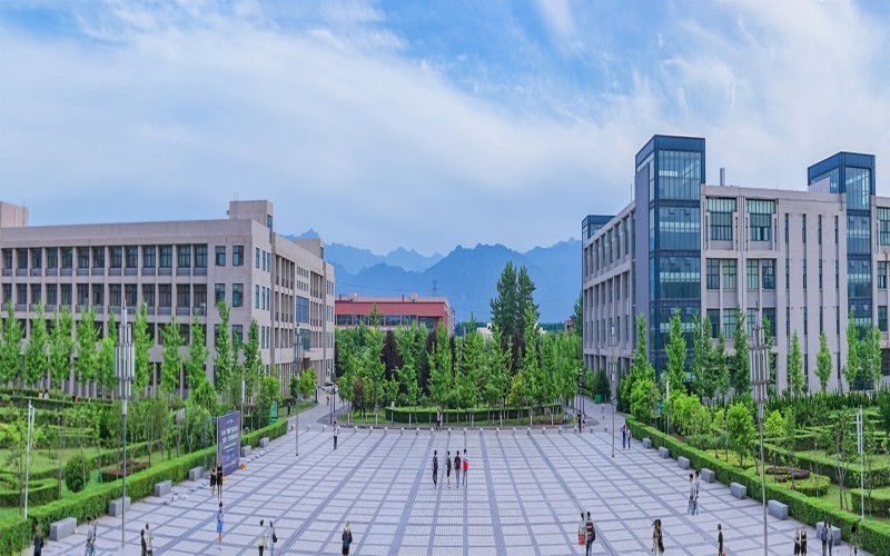 西安石油大学全景图图片