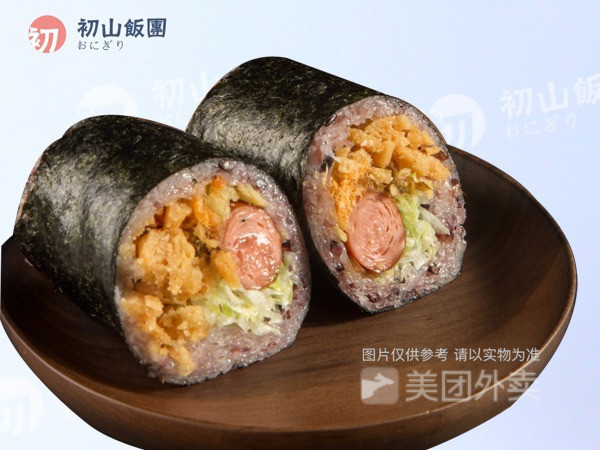 京都黑椒烤肠饭团图片