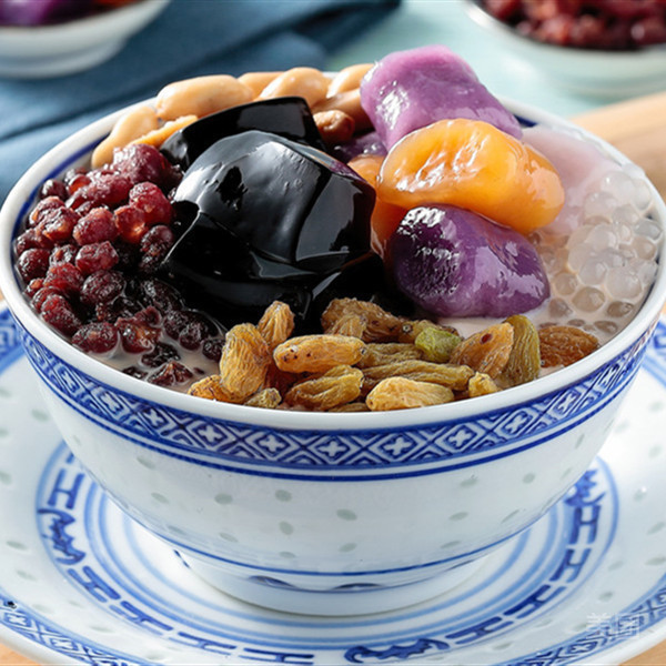 芋圆椰奶烧仙草图片