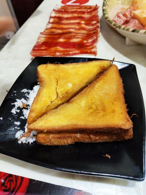 丹东特色炸面包片图片