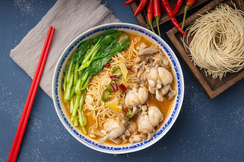 古城那碗牛蛙面