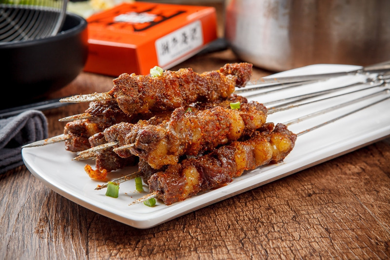 烤牛肉串图片