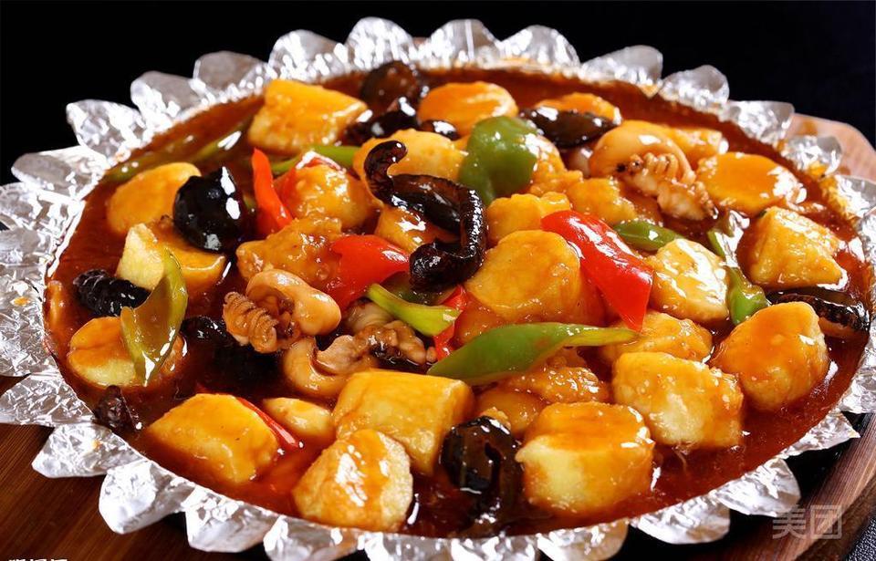 铁板日本豆腐图片