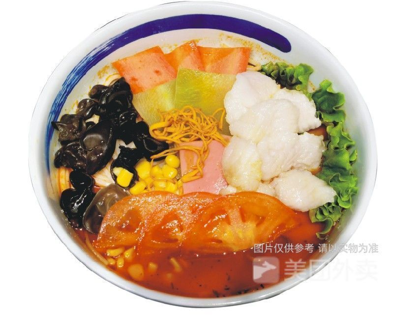 番茄巴沙鱼米线图片