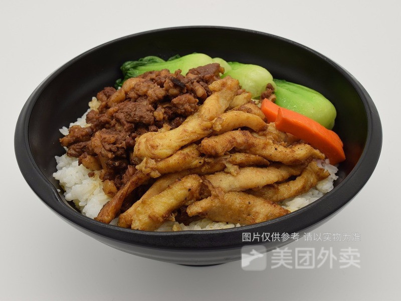 卤肉鸡柳饭套餐