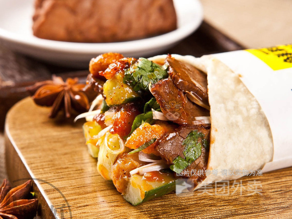 big大鸡排卷饼图片