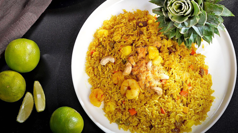 泰皇咖喱菠萝炒饭图片