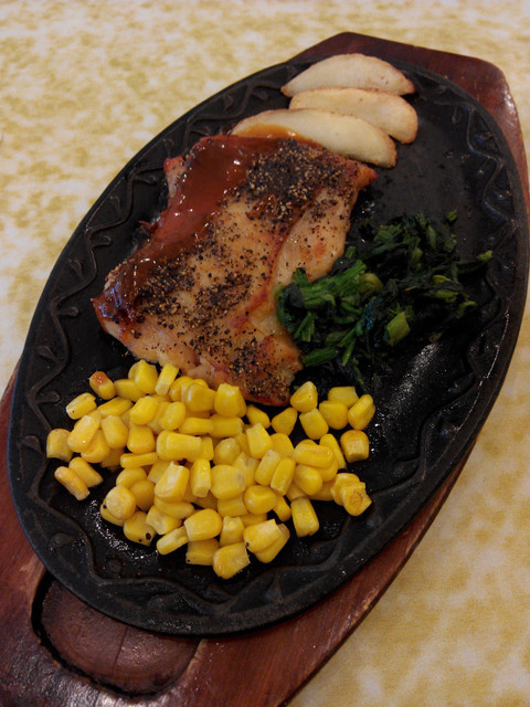 铁板黑椒鸡扒图片