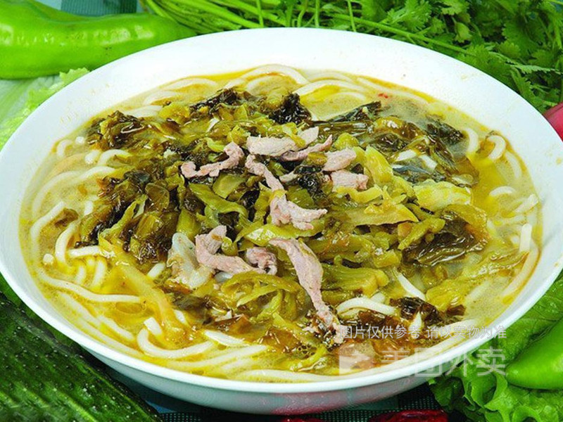 酸菜肉丝面图片