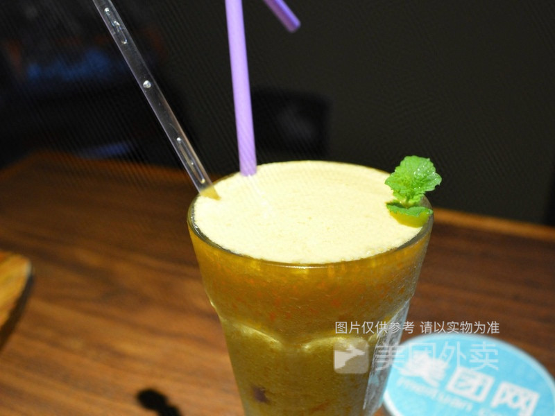 柳橙奶昔图片