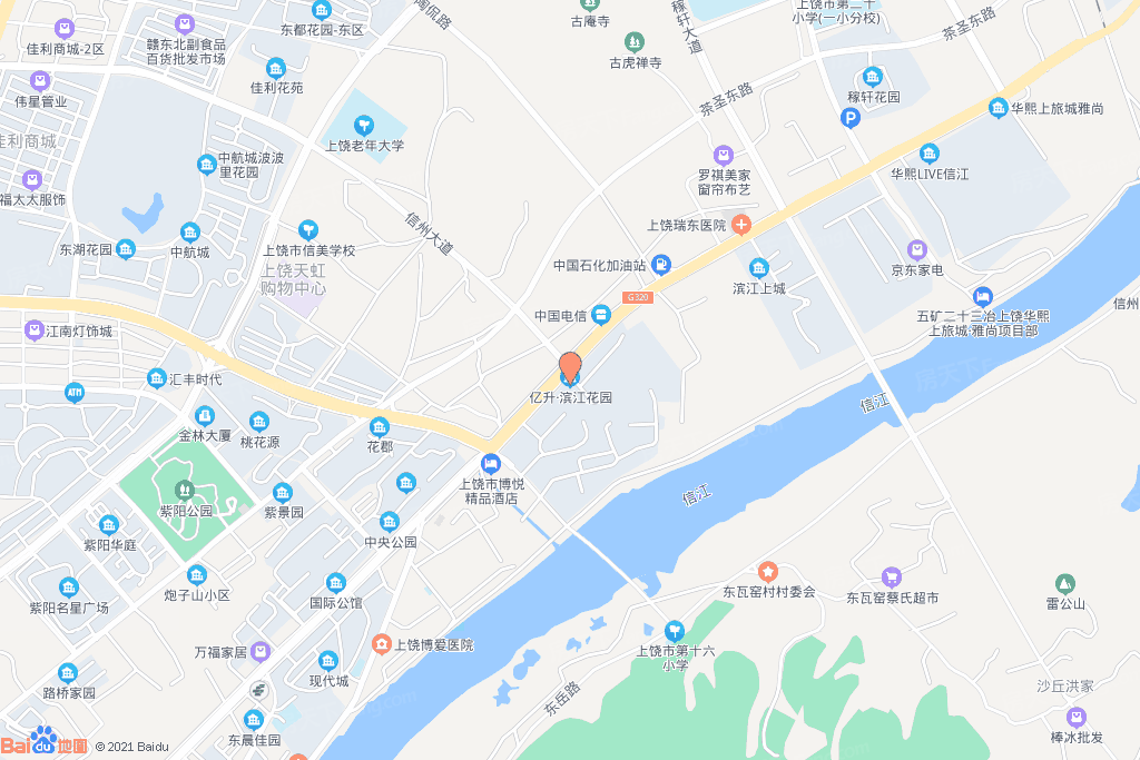 信州区各街道地图图片