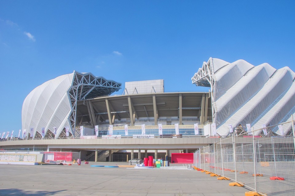 奥体羽毛球馆图片