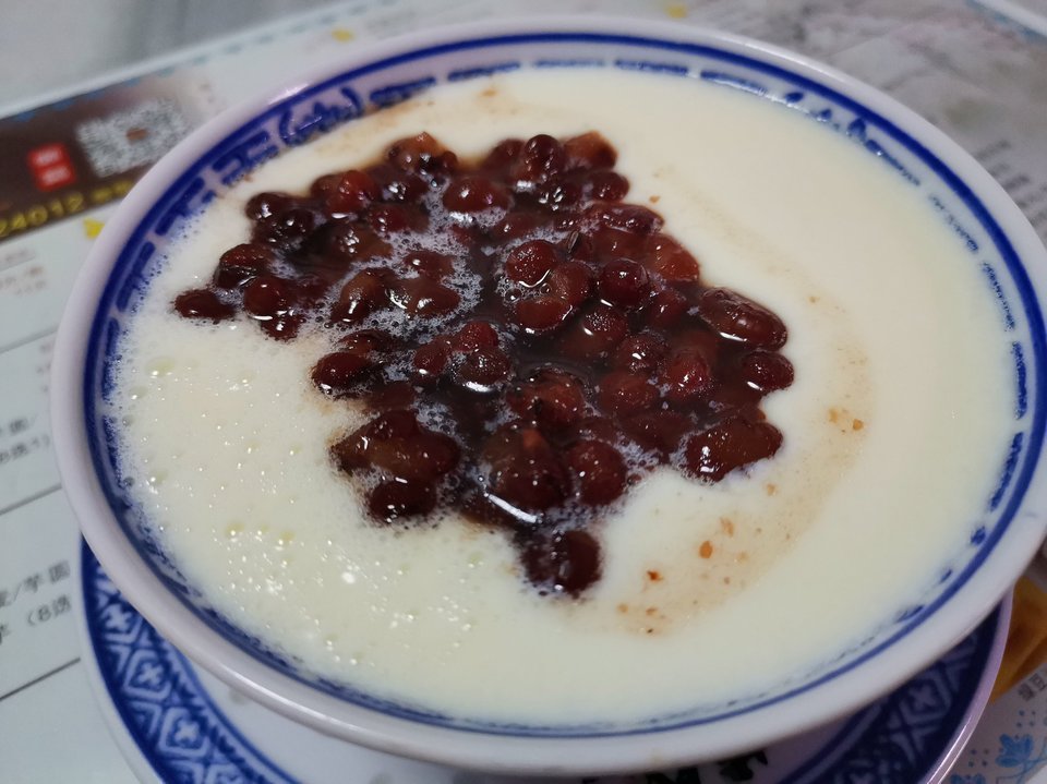 红豆姜撞奶图片