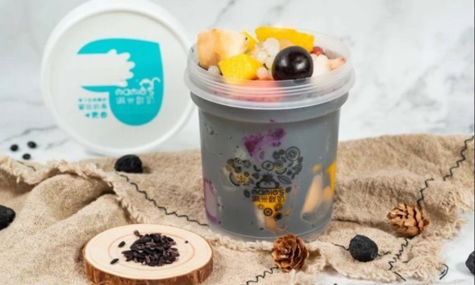 酸奶水果捞图片