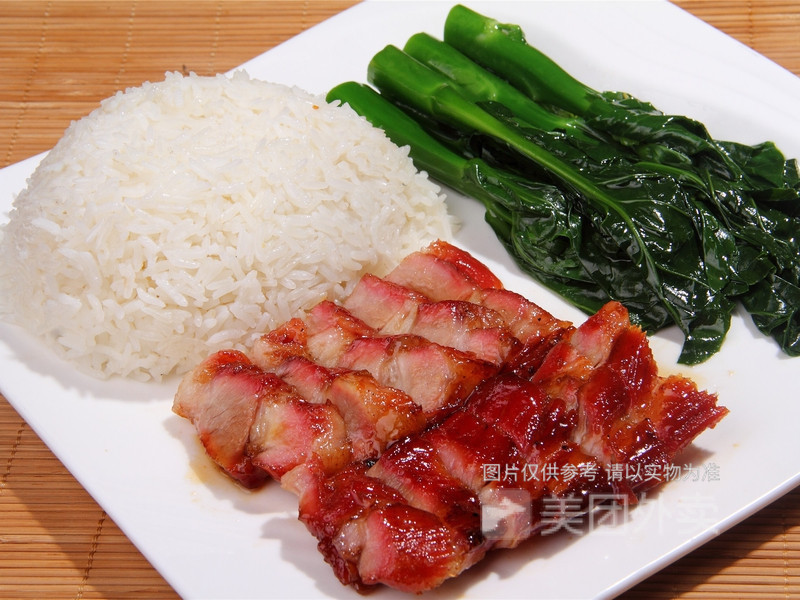 蜜汁叉烧饭图片