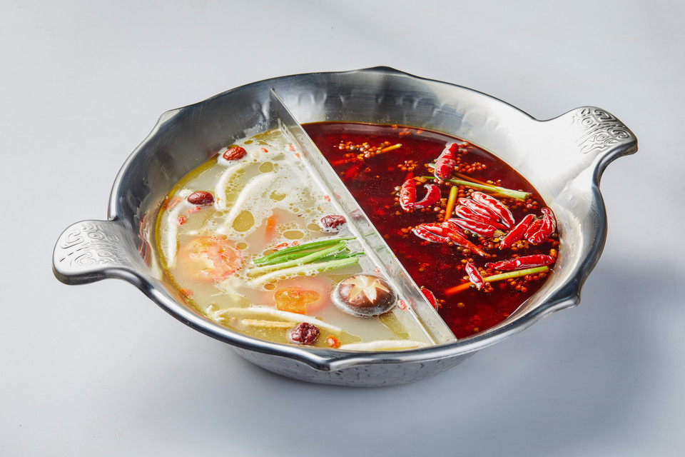 红白鸳鸯锅图片