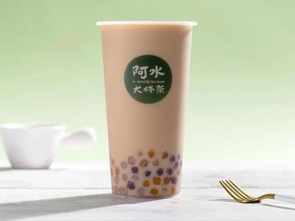 3q芋圆奶茶图片