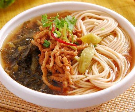 酸菜肉丝面图片