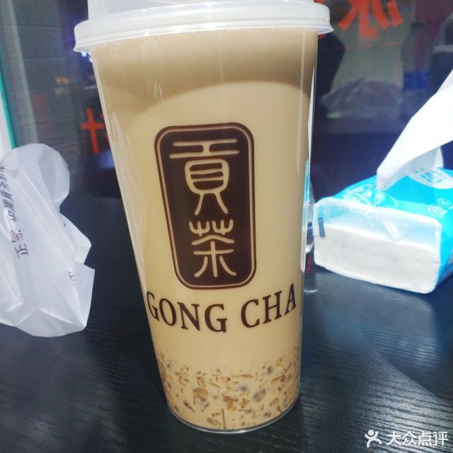 寒天奶茶图片