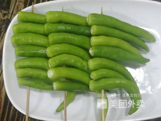 青椒串图片