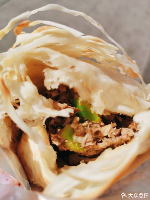 肥瘦肉夹馍图片