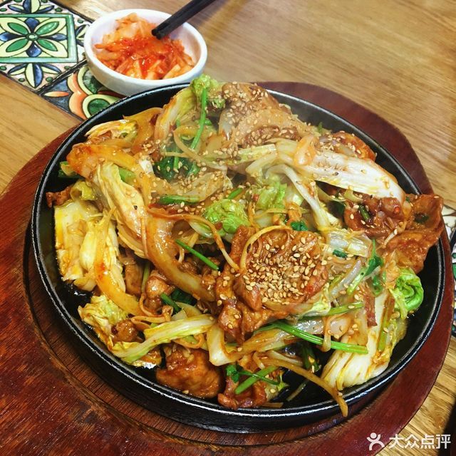 铁板烤肉时蔬图片