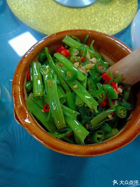 擂钵空心菜图片