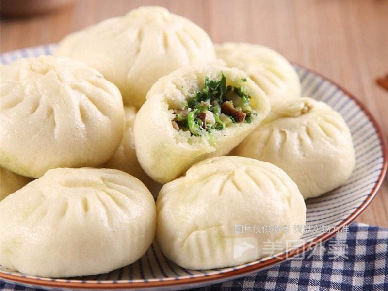 香菇青菜包图片