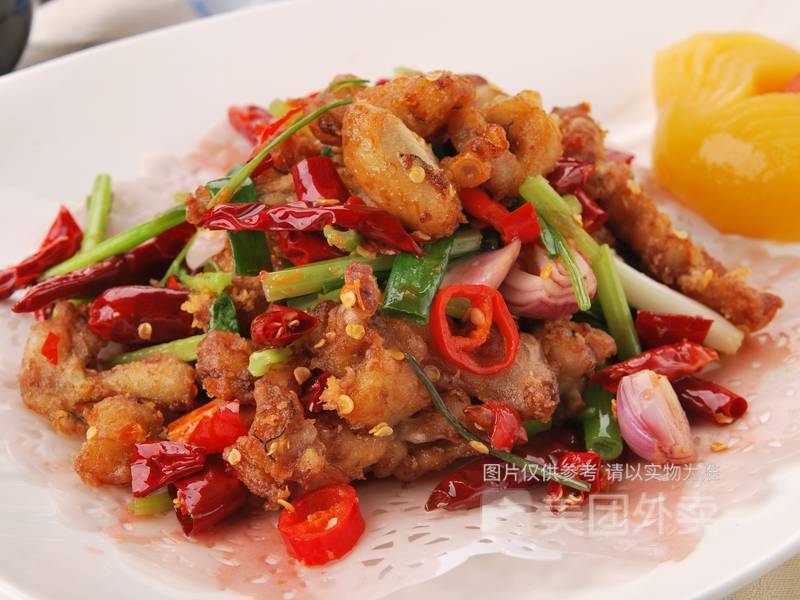 香辣爆牛肉图片