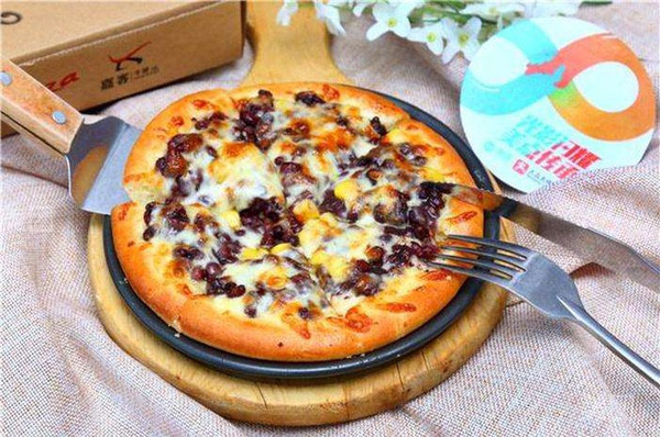 相思蜜豆披萨图片