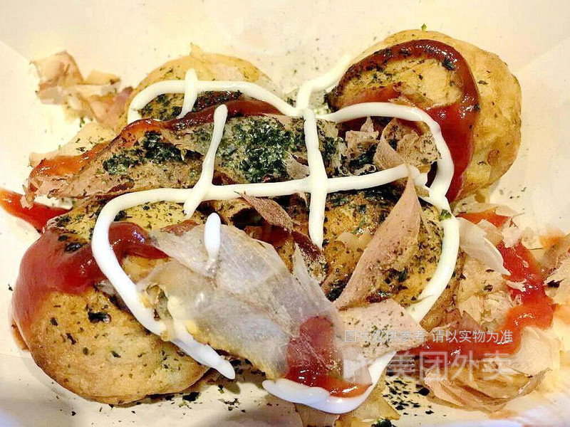 肉松章鱼烧图片