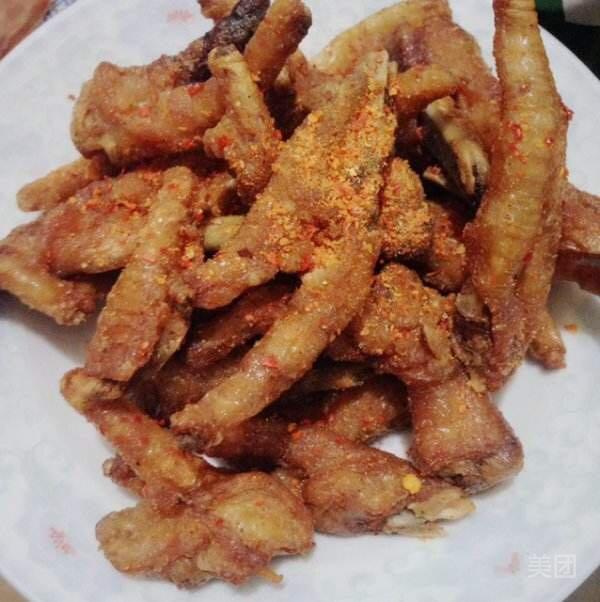 椒盐鸡爪图片