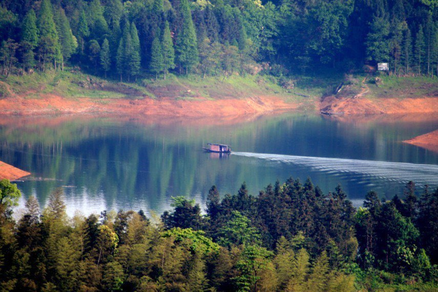 洞庭湖國家溼地公園天嶽幕阜山景區沅江胭脂湖旅遊區益陽山鄉鉅變第一