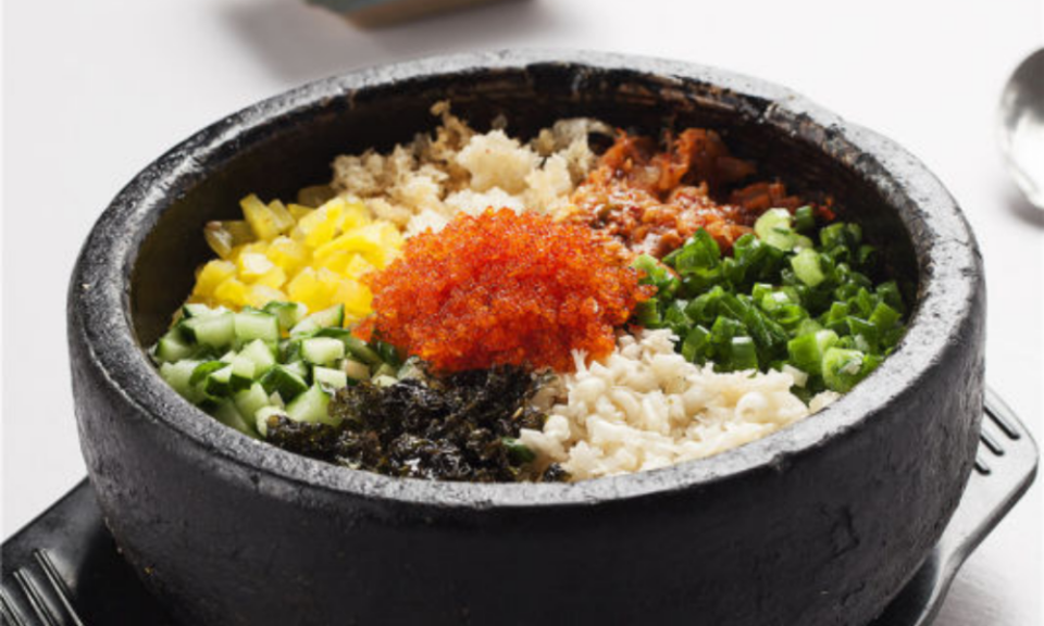 石锅鱼籽饭图片