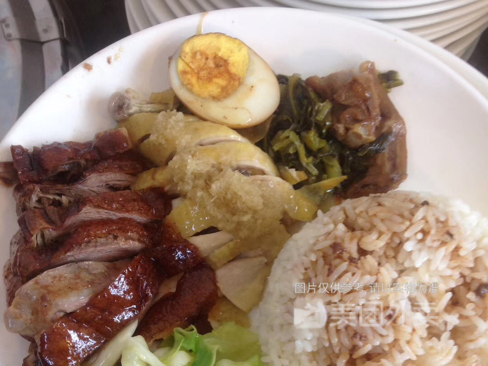 烧鹅拼白切鸡图片