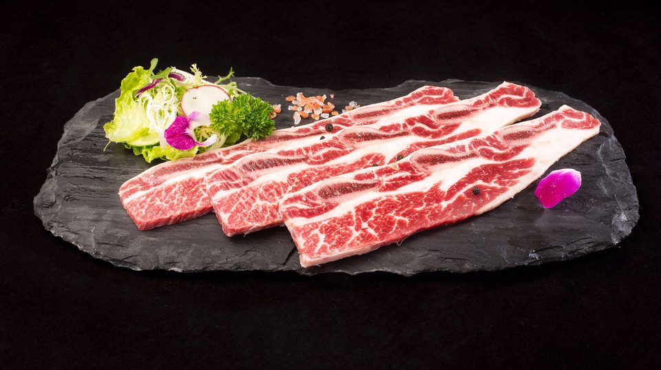 雪花la牛排图片