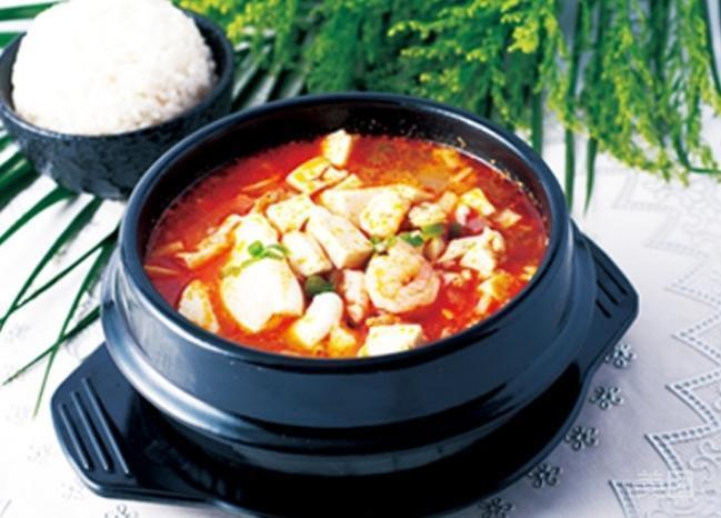 韩式嫩豆腐汤图片