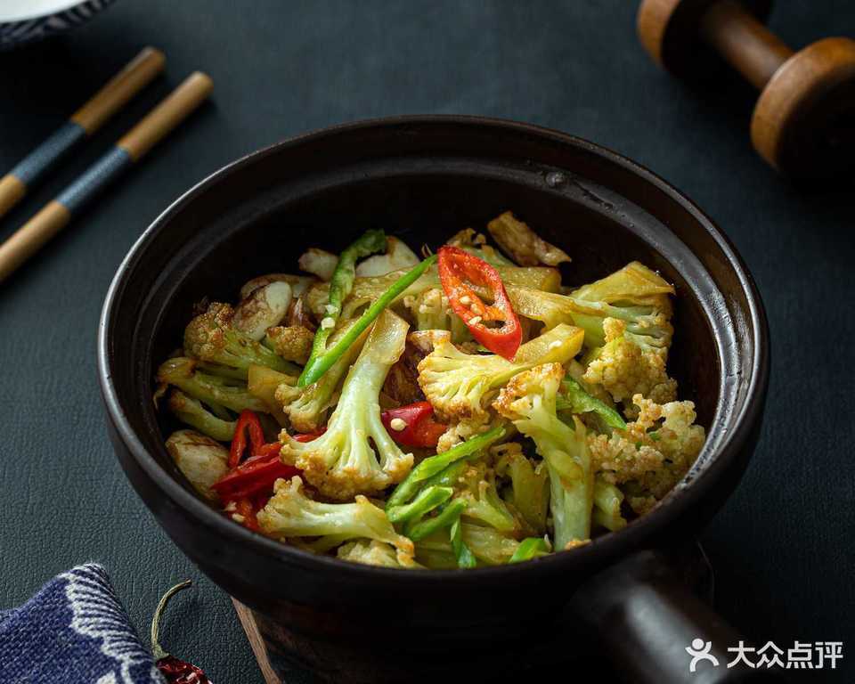 啫啫有机菜花图片