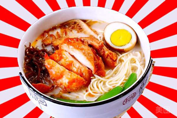 日式照烧鸡扒拉面图片