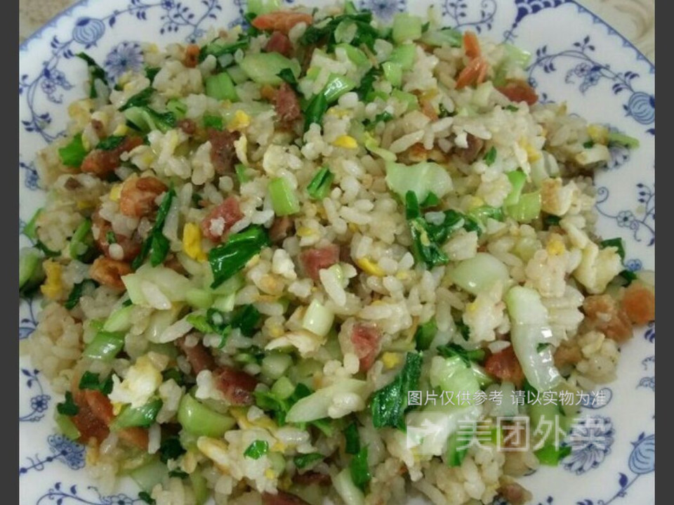 干巴青菜炒饭图片
