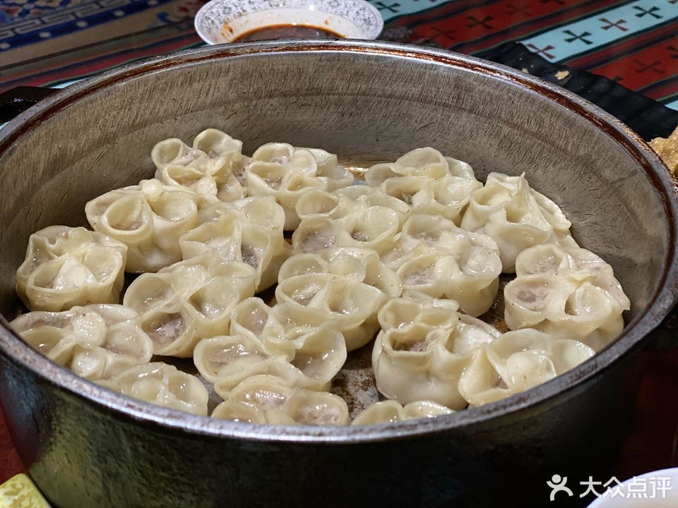 藏式莲花锅贴图片