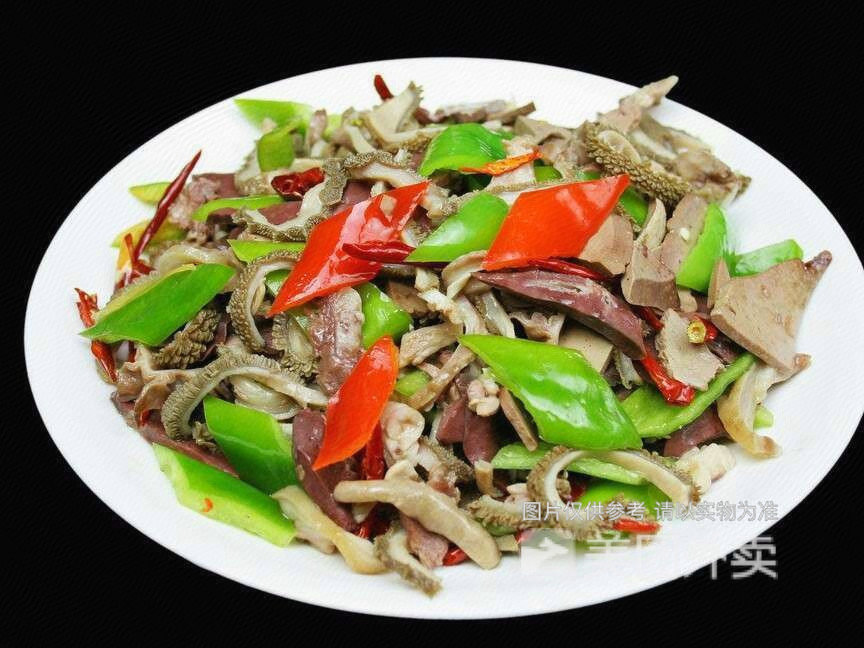 炒羊杂图片