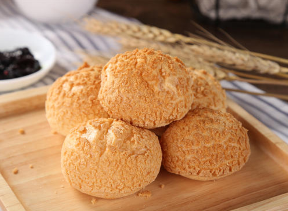 香草冰淇淋泡芙图片