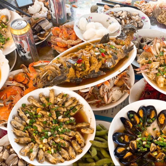 奉化翡翠湾出海捕鱼吃海鲜大餐-88号船图片