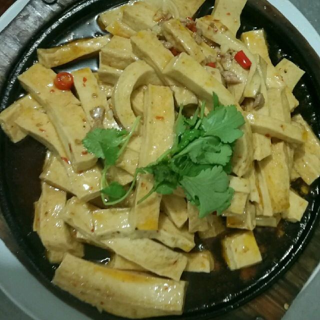 铁板千页豆腐图片