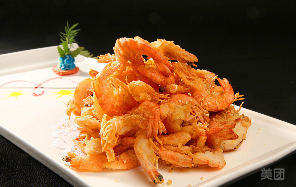 金牌脆皮虾图片