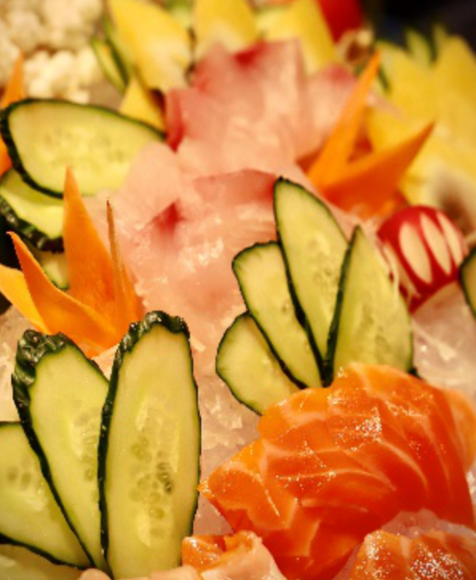 自助餐刺身图片