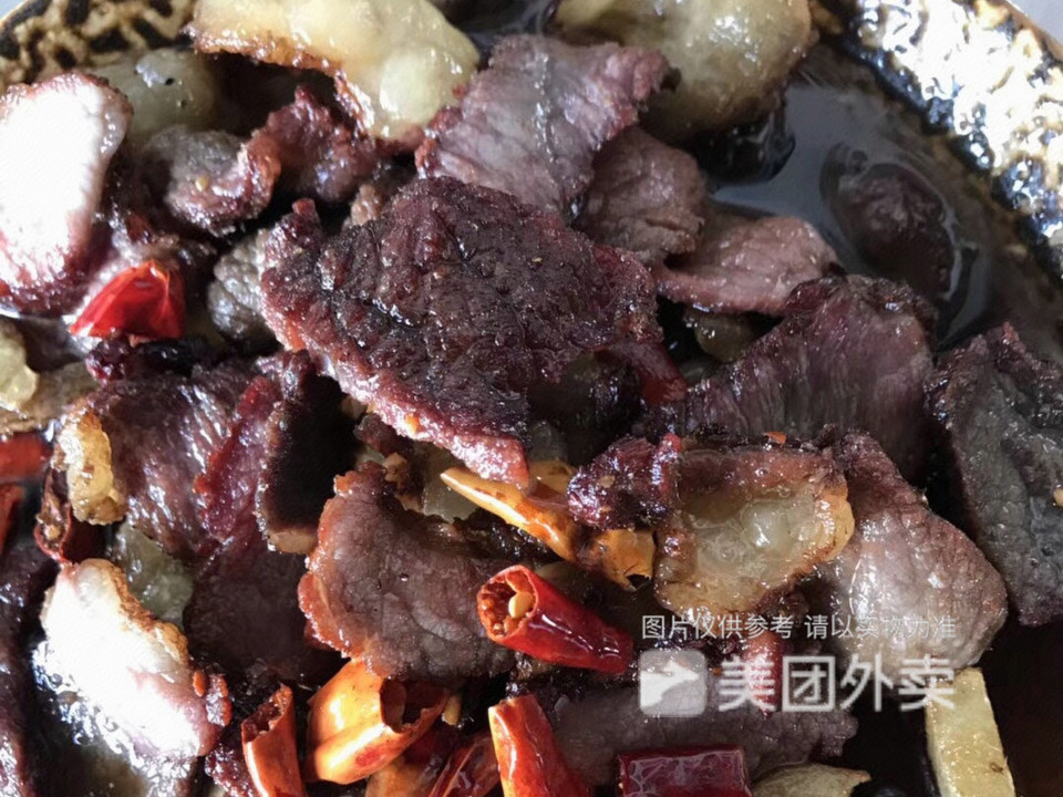 牛肉乾巴圖片